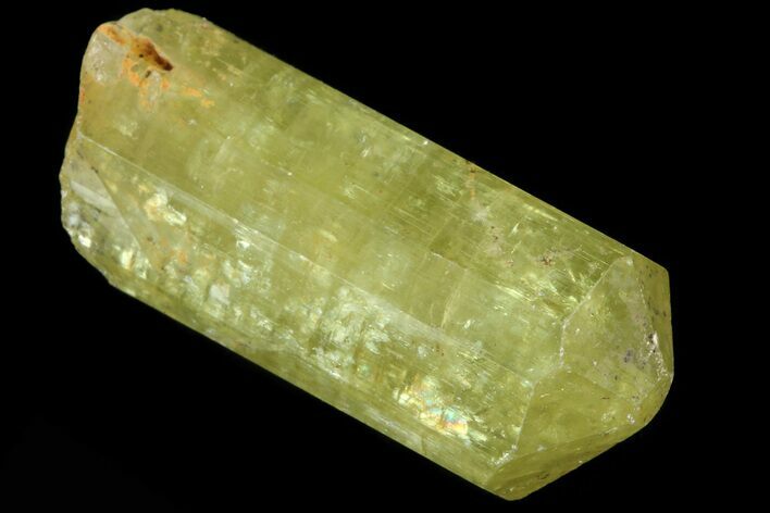 Lustrous Yellow Apatite Crystal - Morocco #82409